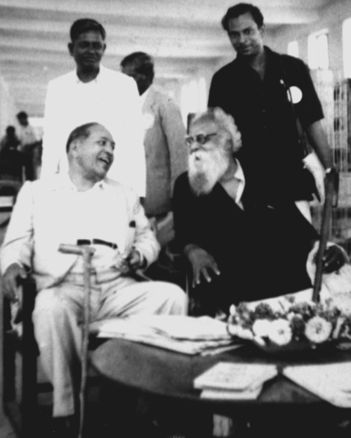 Rangoon 1954. Babasaheb Ambedkar With Periyar When They Met In Connection With A Buddhist Conference There