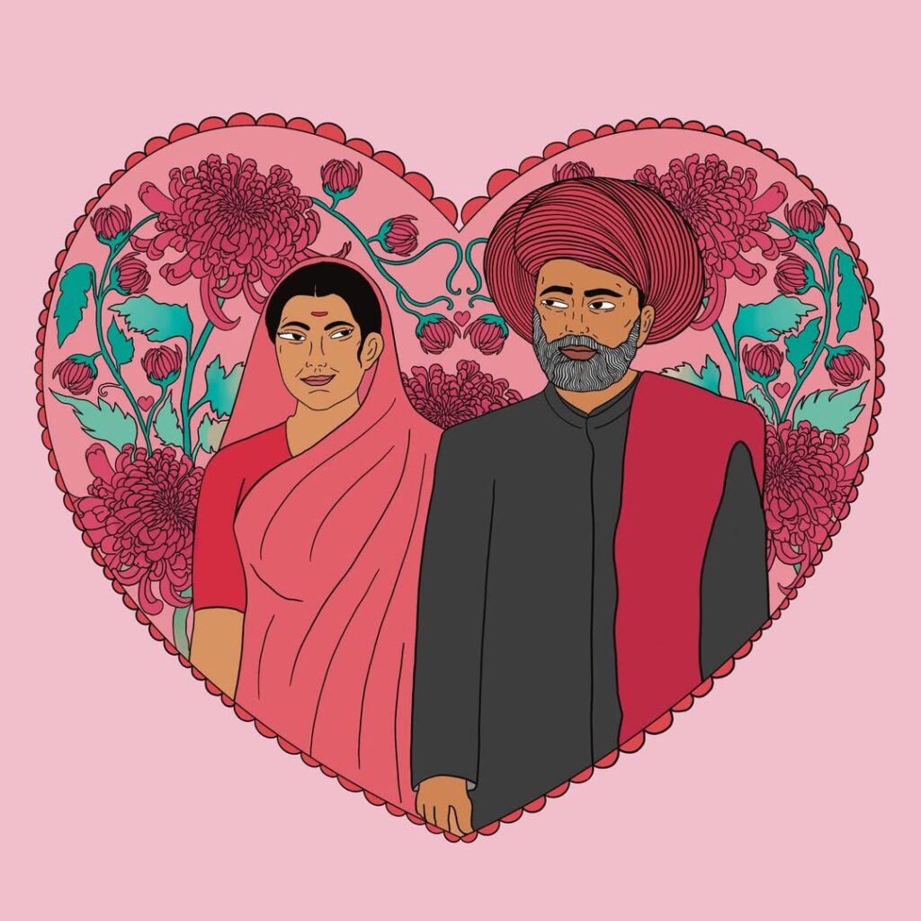 Savitribai Jotiba illustration