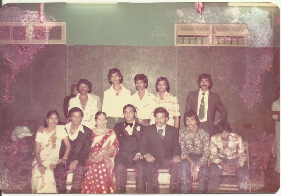 Fig 1 1 An image from my parents wedding in 1979 at Our Lady’s hall, Hindmata in Central Mumbai. Copyright of family archive