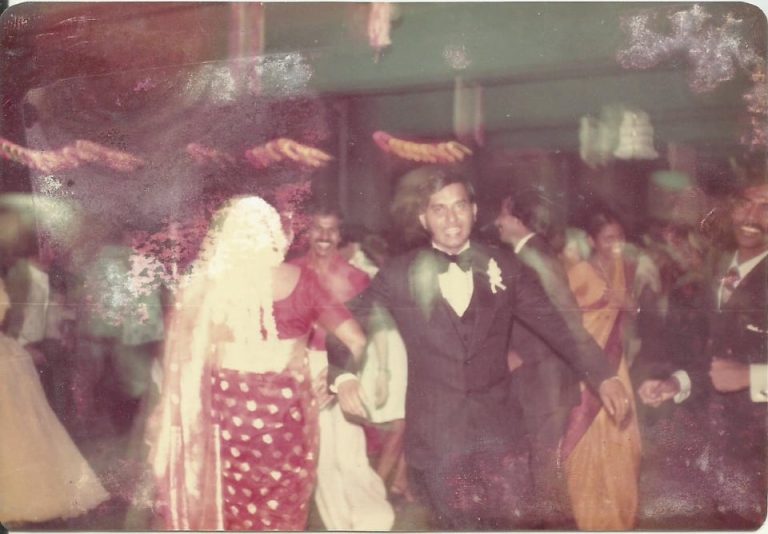 Fig 1 2 An image from my parents wedding in 1979 taken during the Bombay masala music mix Copyright of family archive